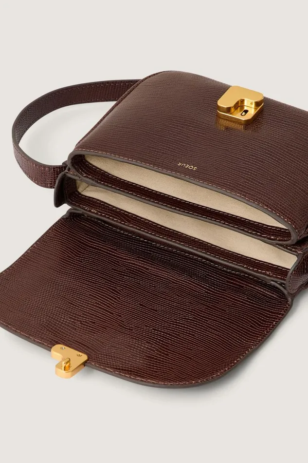 Women BELLISSIMA MINI BAG Chocolate Soeur Shoulder Bags