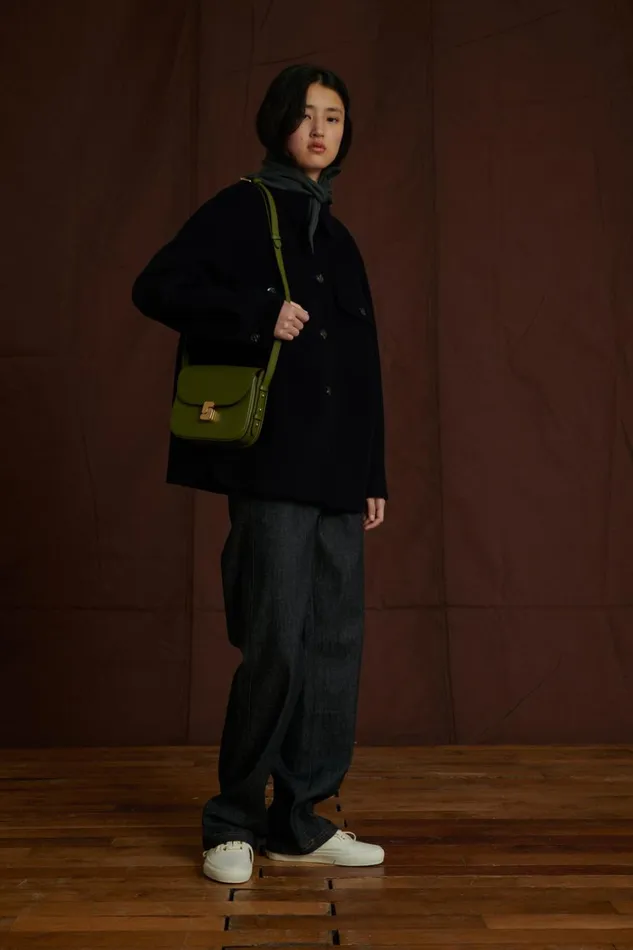 Women BELLISSIMA MINI BAG Olive Green Soeur Shoulder Bags