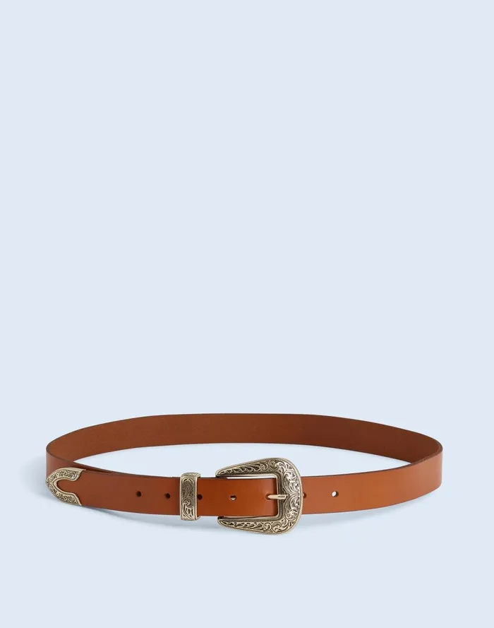Women Belts Madewell Leather Western Belt