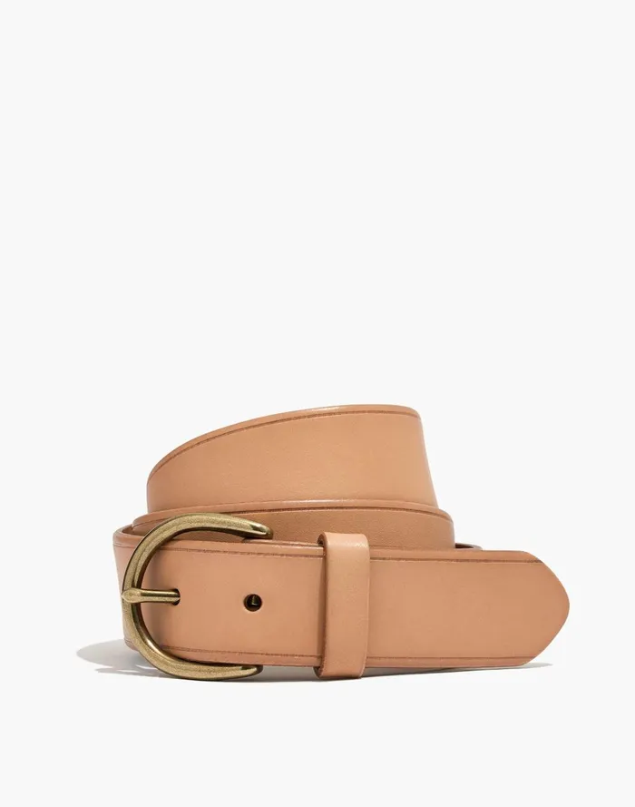 Women Belts Madewell Medium Perfect Leather Belt