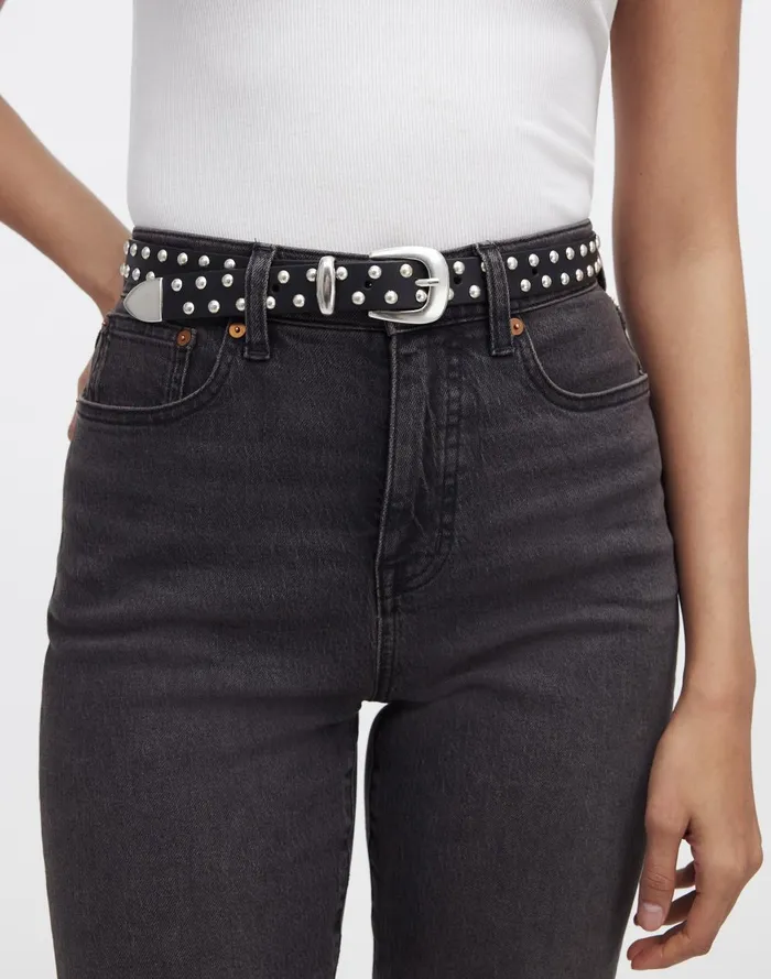 Women Belts Madewell Skinny Leather Western Belt