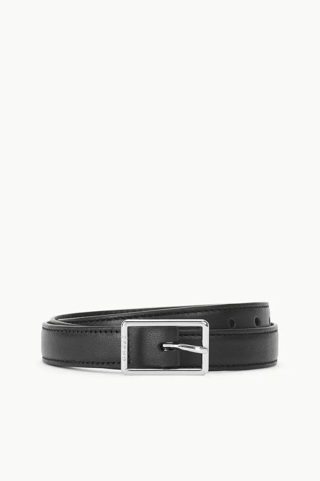Women Belts STAUD STAUD CLASSIC WIDE BELT BLACK