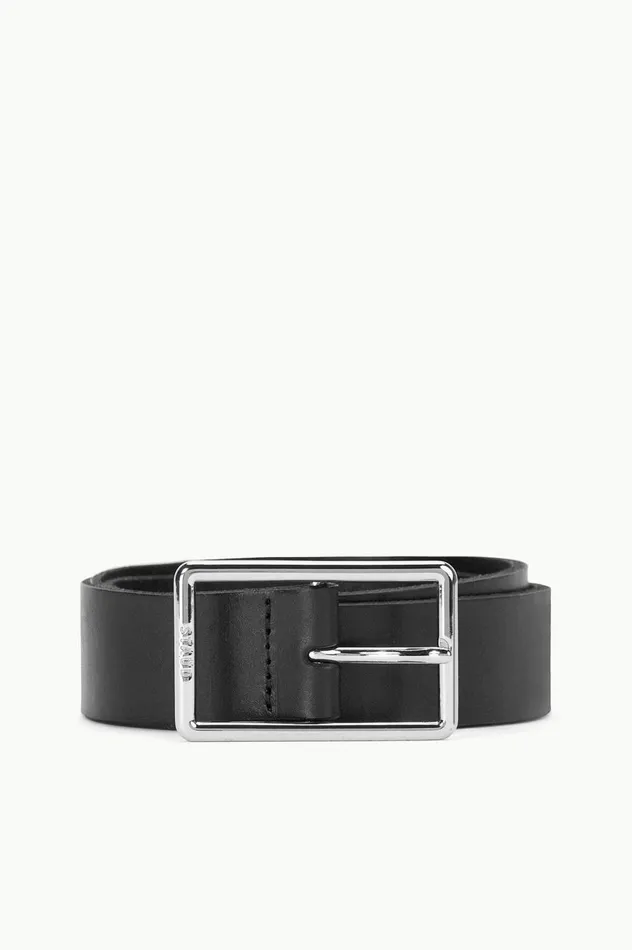 Women Belts STAUD STAUD JEANS BELT 8211 BLACK SILVER