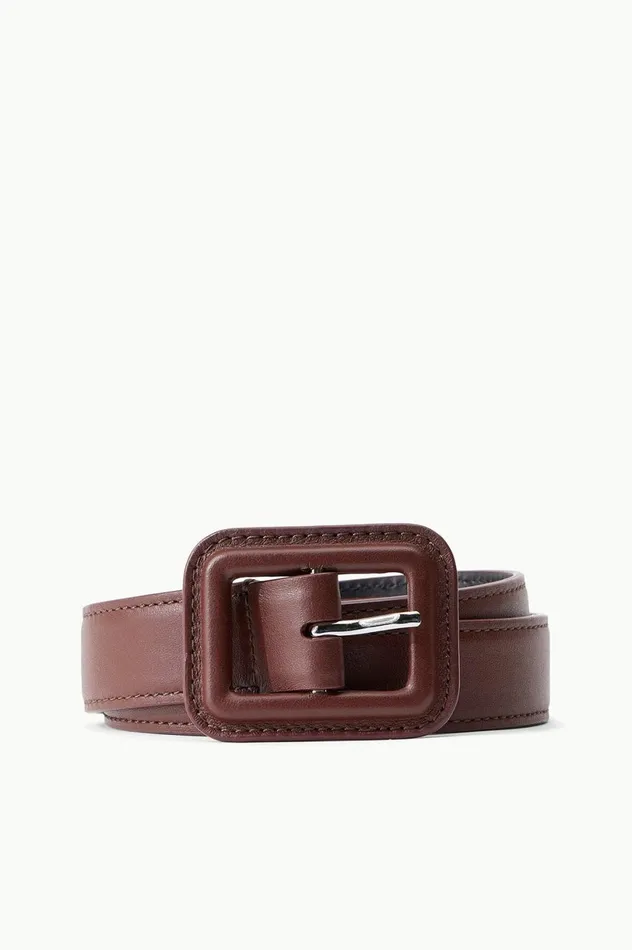 Women Belts STAUD STAUD JEANS BELT MAHOGANY