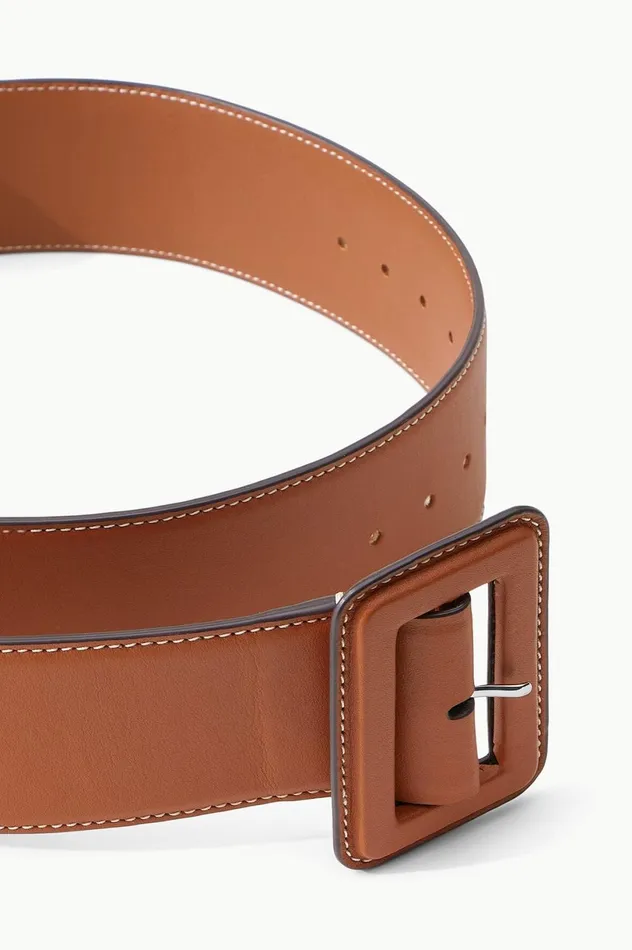 Women Belts STAUD STAUD WIDE WAIST BELT TAN Women Belts STAUD STAUD WIDE WAIST BELT TAN