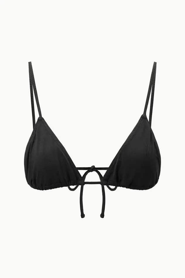 Women Bikinis STAUD STAUD ALEXIS TRIANGLE TOP BLACK