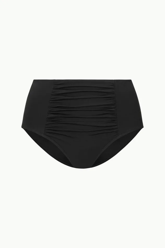 Women Bikinis STAUD STAUD DECLAN HIGH RISE BIKINI BOTTOM BLACK Women Bikinis STAUD STAUD DECLAN HIGH RISE BIKINI BOTTOM BLACK