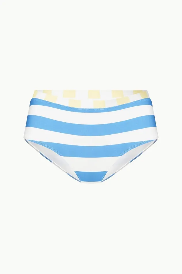 Women Bikinis STAUD STAUD DEVON HIGH RISE BIKINI BOTTOM BUTTERCUP SEASHORE STRIPE Women Bikinis STAUD STAUD DEVON HIGH RISE BIKINI BOTTOM BUTTERCUP SEASHORE STRIPE