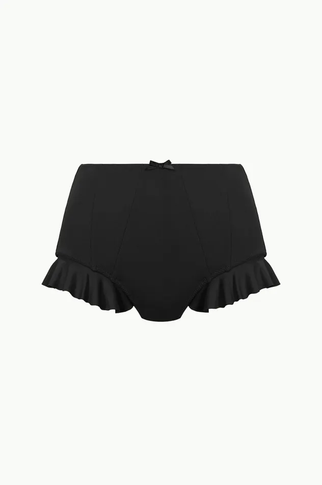 Women Bikinis STAUD STAUD FLOURISH HIGH RISE BIKINI BOTTOM BLACK Women Bikinis STAUD STAUD FLOURISH HIGH RISE BIKINI BOTTOM BLACK