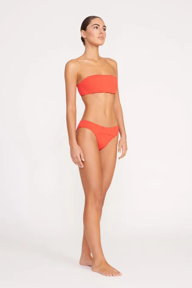 Women Bikinis STAUD STAUD MALA BIKINI TOP RED ROSE Women Bikinis STAUD STAUD MALA BIKINI TOP RED ROSE