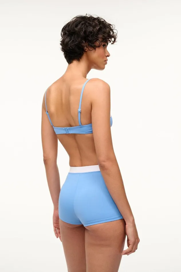 Women Bikinis STAUD STAUD NELL SWIM SKIRT AZURE WHITE Women Bikinis STAUD STAUD NELL SWIM SKIRT AZURE WHITE