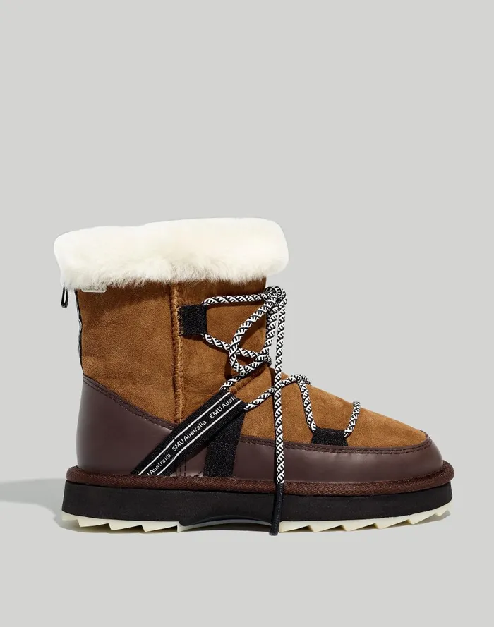 Women Boots Madewell EMU Australia Shearling Blurred Boots
