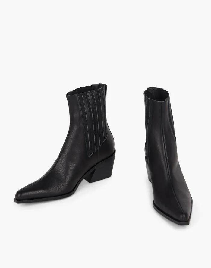 Women Boots Madewell Intentionally Blank Hillary Heeled Boot