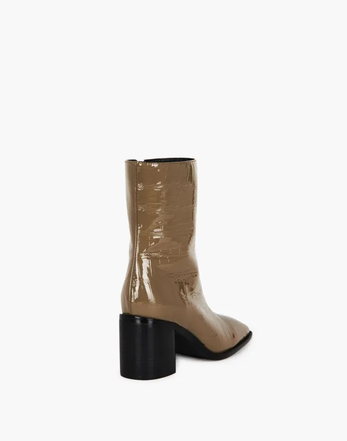 Women Boots Madewell Intentionally Blank Leather Contour Boots