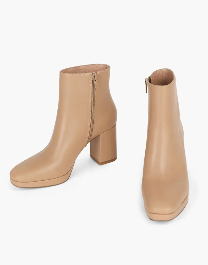 Women Boots Madewell Intentionally Blank Rachel Heeled Boot