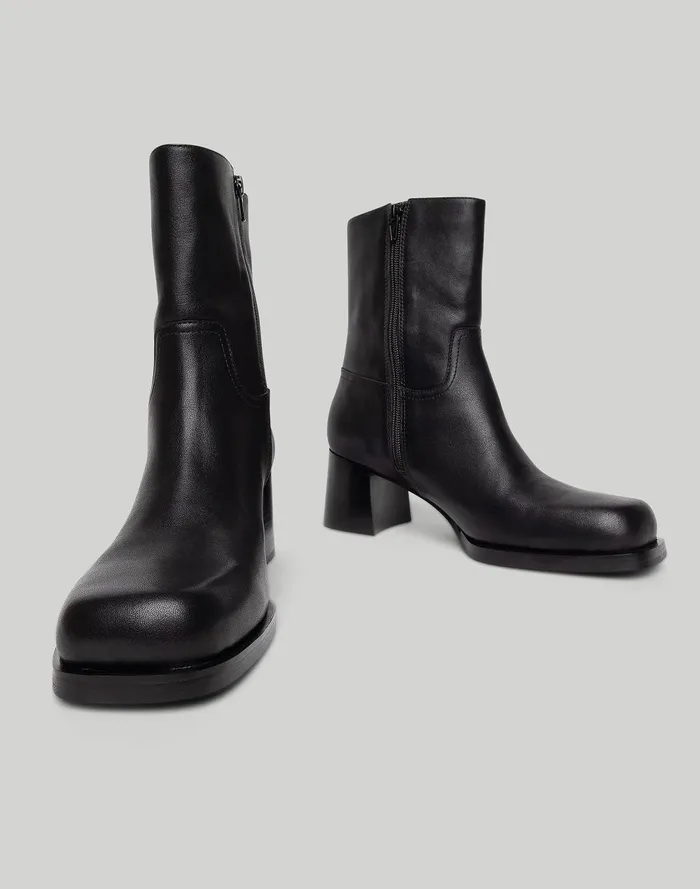 Women Boots Madewell Intentionally Blank Vico Heeled Boot