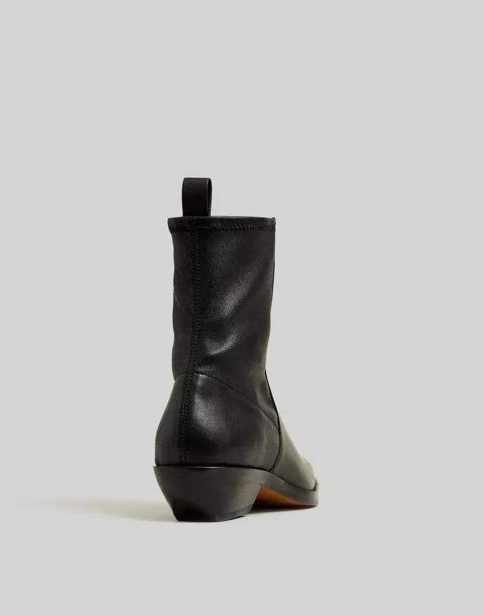 Women Boots Madewell The Idris Ankle Boot In Leather