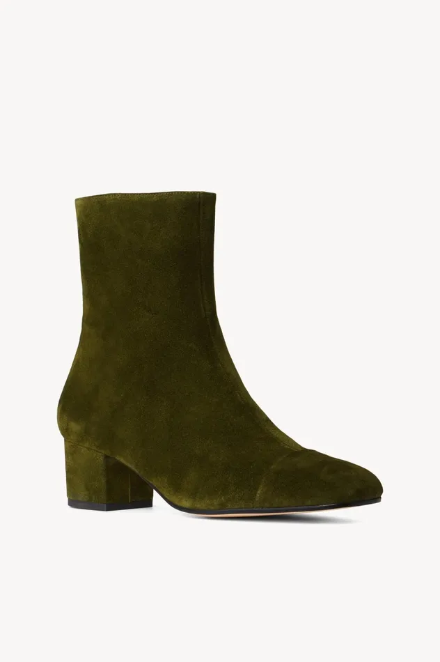 Women Boots STAUD STAUD AIMEE SHORT BOOT OLIVE SUEDE Women Boots STAUD STAUD AIMEE SHORT BOOT OLIVE SUEDE