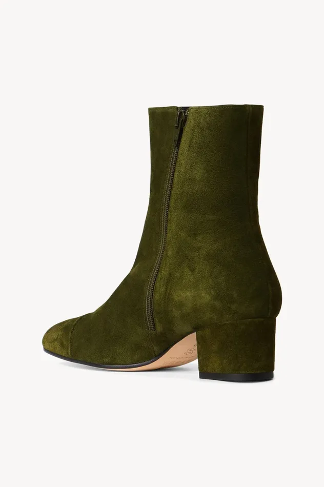 Women Boots STAUD STAUD AIMEE SHORT BOOT OLIVE SUEDE Women Boots STAUD STAUD AIMEE SHORT BOOT OLIVE SUEDE