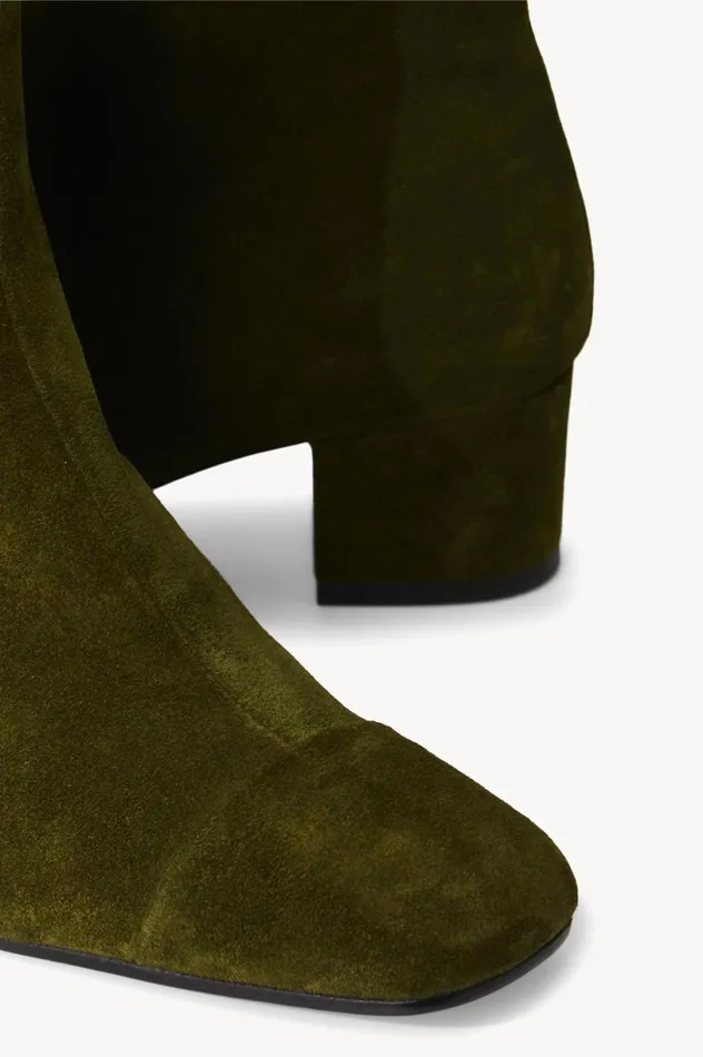 Women Boots STAUD STAUD AIMEE SHORT BOOT OLIVE SUEDE Women Boots STAUD STAUD AIMEE SHORT BOOT OLIVE SUEDE