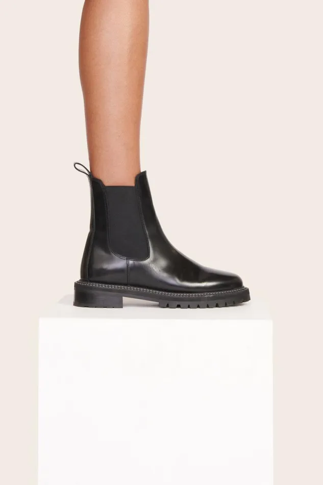 Women Boots STAUD STAUD DUTCH BOOT BLACK Women Boots STAUD STAUD DUTCH BOOT BLACK