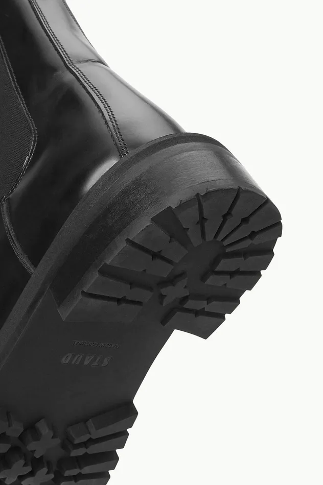 Women Boots STAUD STAUD DUTCH BOOT BLACK Women Boots STAUD STAUD DUTCH BOOT BLACK