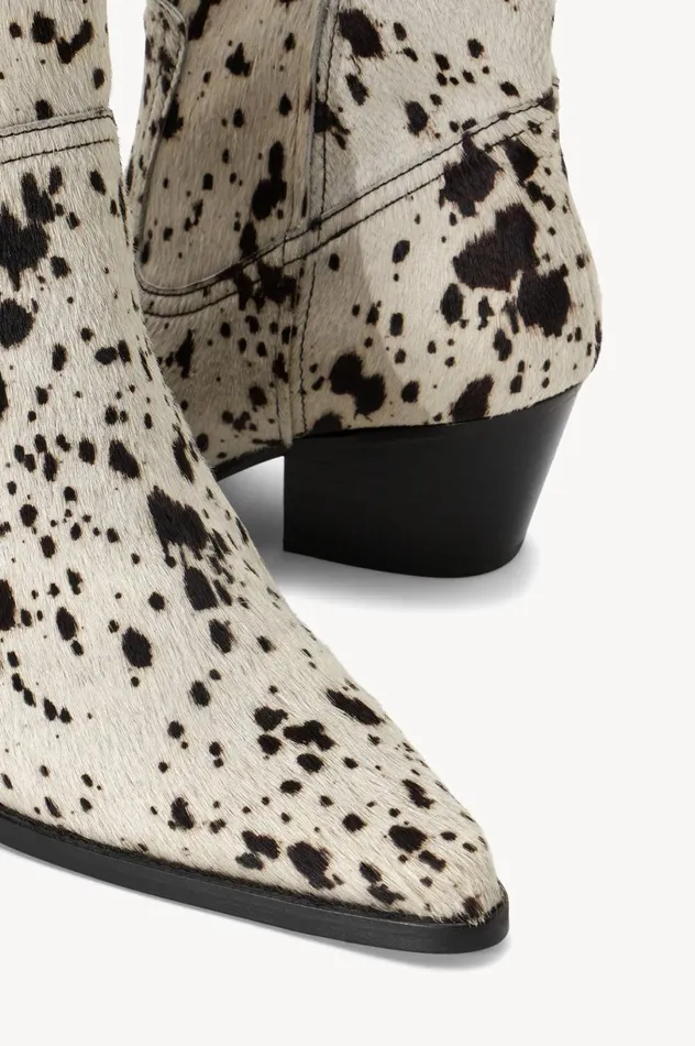 Women Boots STAUD STAUD JUNE BOOT BLACK WHITE HAIRCALF Women Boots STAUD STAUD JUNE BOOT BLACK WHITE HAIRCALF