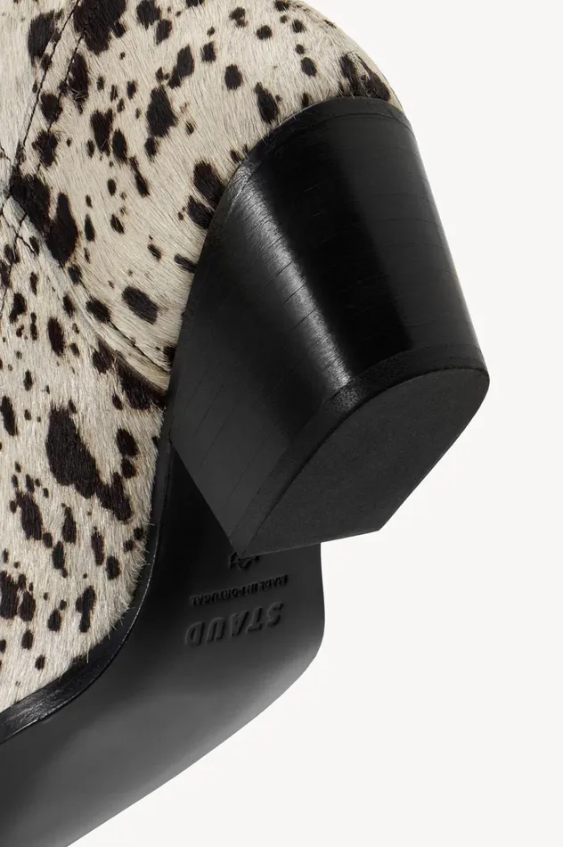 Women Boots STAUD STAUD JUNE BOOT BLACK WHITE HAIRCALF Women Boots STAUD STAUD JUNE BOOT BLACK WHITE HAIRCALF