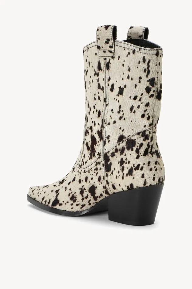 Women Boots STAUD STAUD JUNE BOOT BLACK WHITE HAIRCALF Women Boots STAUD STAUD JUNE BOOT BLACK WHITE HAIRCALF