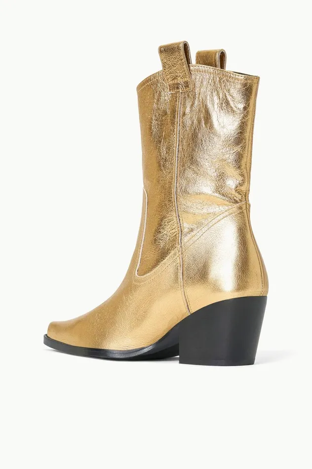Women Boots STAUD STAUD JUNE BOOT GOLD Women Boots STAUD STAUD JUNE BOOT GOLD