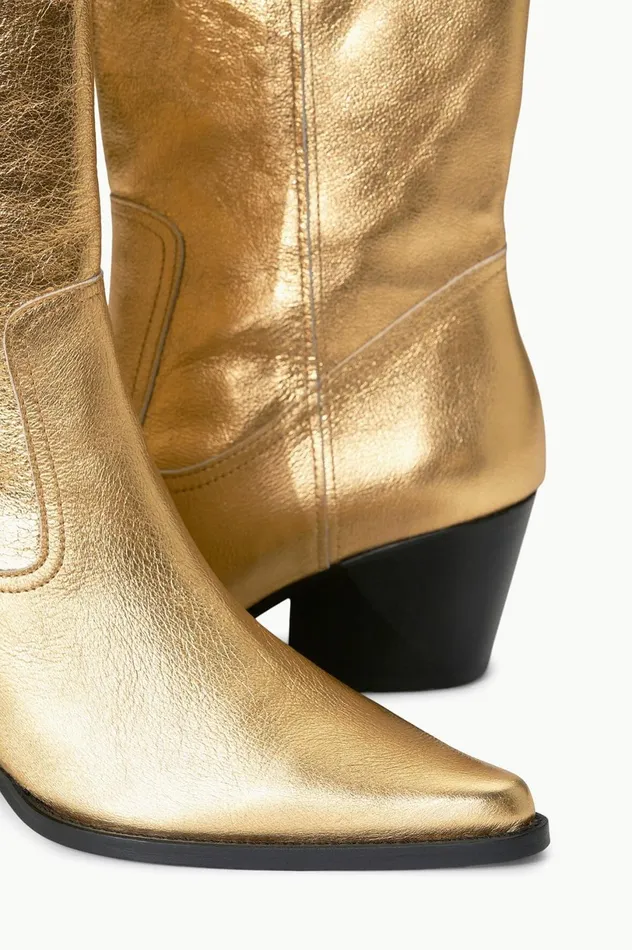 Women Boots STAUD STAUD JUNE BOOT GOLD Women Boots STAUD STAUD JUNE BOOT GOLD