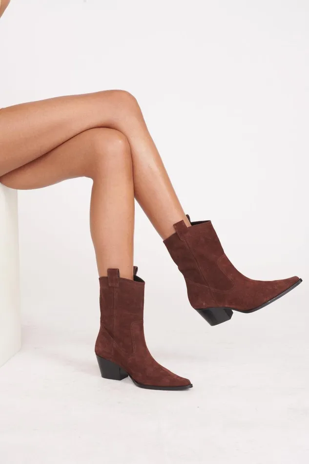 Women Boots STAUD STAUD JUNE BOOT MAHOGANY Women Boots STAUD STAUD JUNE BOOT MAHOGANY