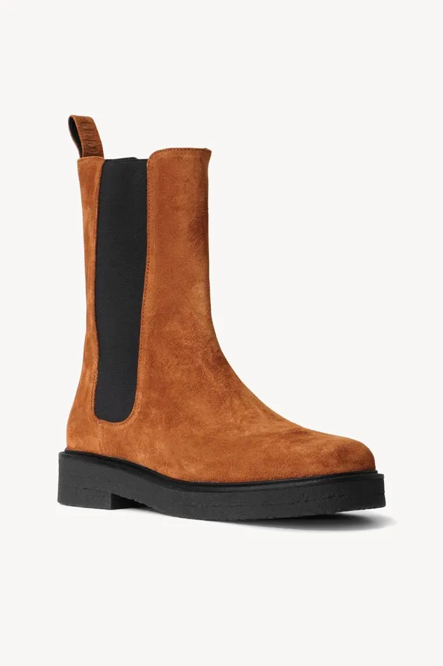 Women Boots STAUD STAUD PALAMINO BOOT TAN BLACK Women Boots STAUD STAUD PALAMINO BOOT TAN BLACK