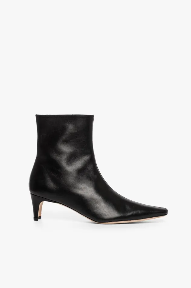 Women Boots STAUD STAUD WALLY ANKLE BOOT BLACK