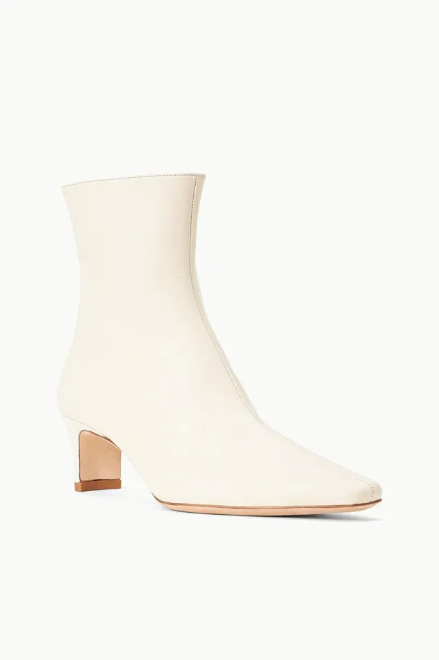 Women Boots STAUD STAUD WALLY ANKLE BOOT CREAM Women Boots STAUD STAUD WALLY ANKLE BOOT CREAM