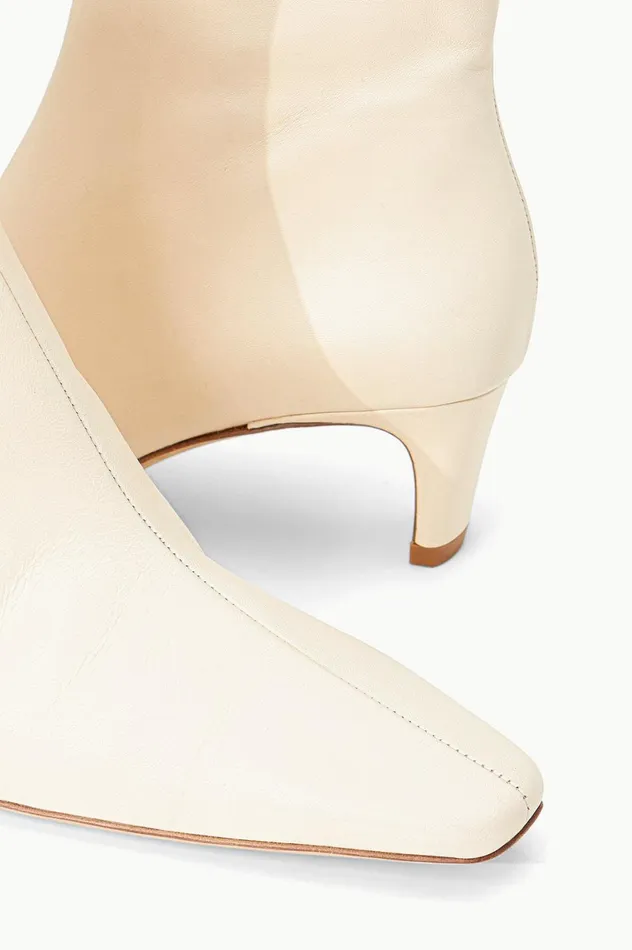 Women Boots STAUD STAUD WALLY ANKLE BOOT CREAM Women Boots STAUD STAUD WALLY ANKLE BOOT CREAM