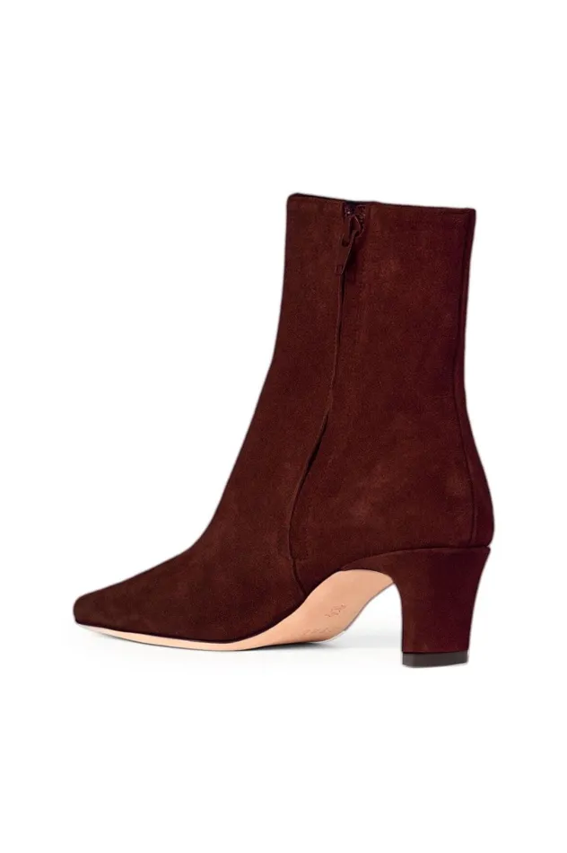 Women Boots STAUD STAUD WALLY ANKLE BOOT MAHOGANY SUEDE Women Boots STAUD STAUD WALLY ANKLE BOOT MAHOGANY SUEDE