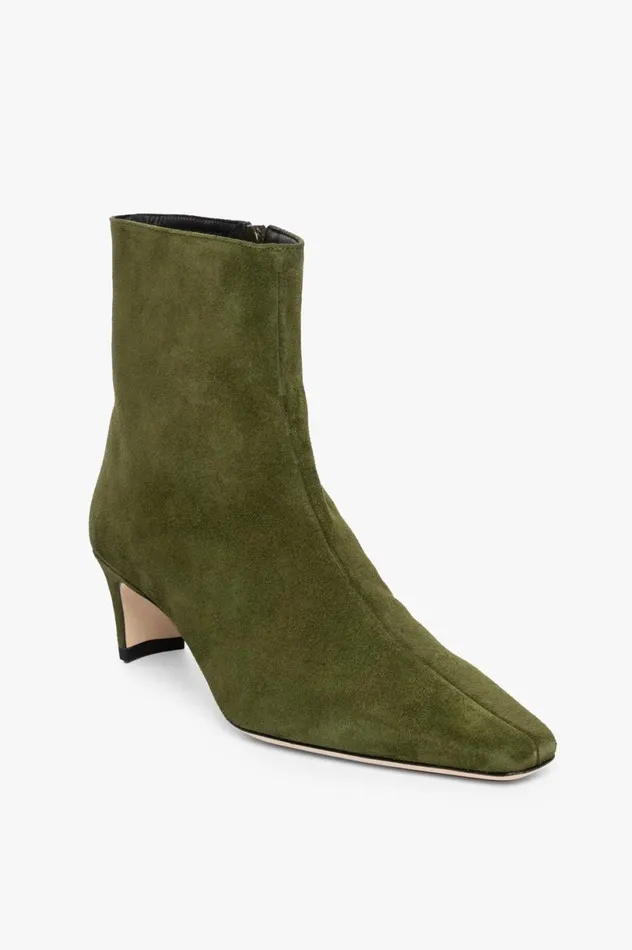 Women Boots STAUD STAUD WALLY ANKLE BOOT OLIVE Women Boots STAUD STAUD WALLY ANKLE BOOT OLIVE