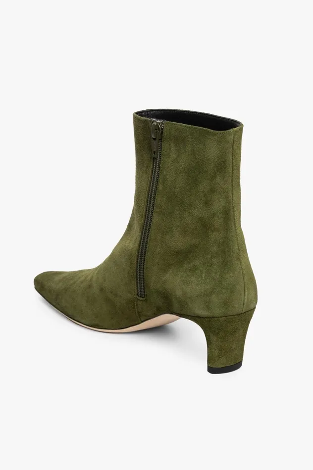 Women Boots STAUD STAUD WALLY ANKLE BOOT OLIVE Women Boots STAUD STAUD WALLY ANKLE BOOT OLIVE