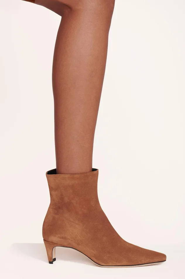 Women Boots STAUD STAUD WALLY ANKLE BOOT TAN SUEDE Women Boots STAUD STAUD WALLY ANKLE BOOT TAN SUEDE