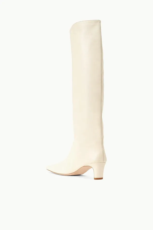 Women Boots STAUD STAUD WALLY BOOT CREAM Women Boots STAUD STAUD WALLY BOOT CREAM