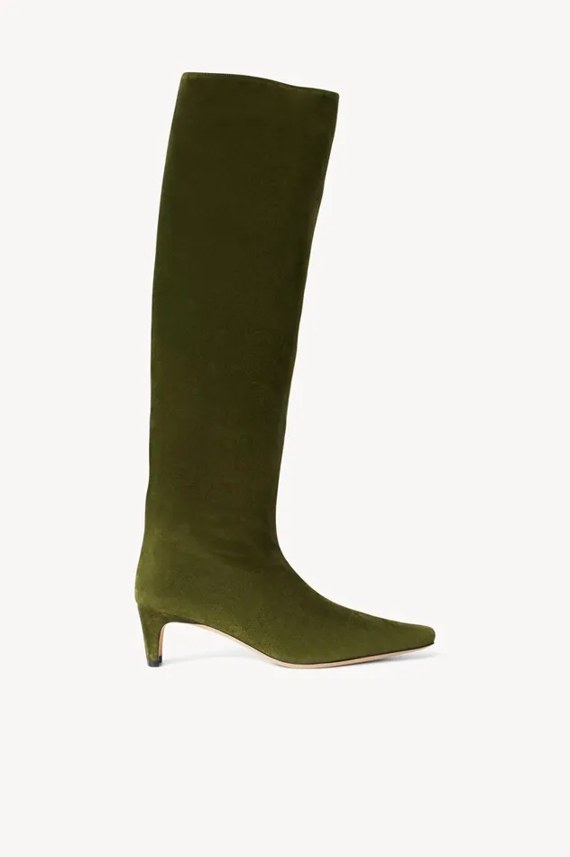 Women Boots STAUD STAUD WALLY BOOT OLIVE