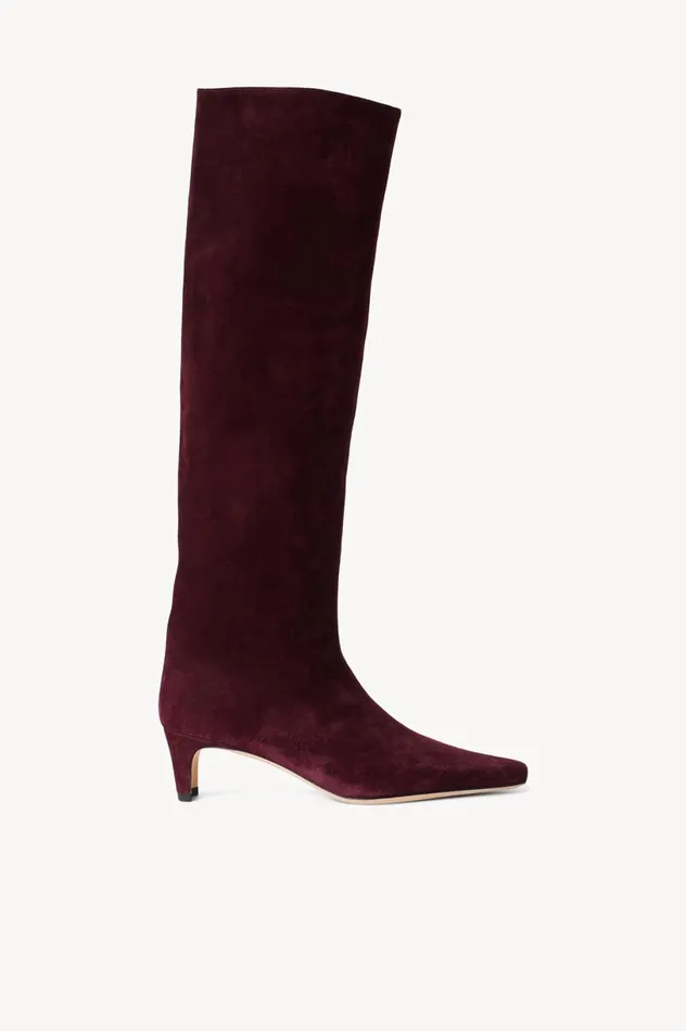 Women Boots STAUD STAUD WALLY BOOT PLUM