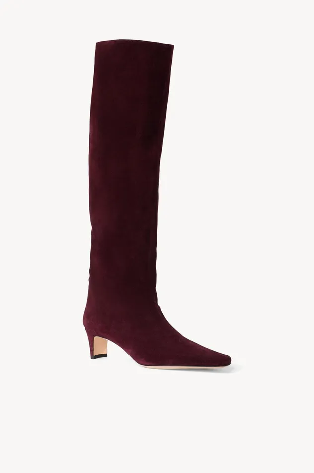Women Boots STAUD STAUD WALLY BOOT PLUM Women Boots STAUD STAUD WALLY BOOT PLUM