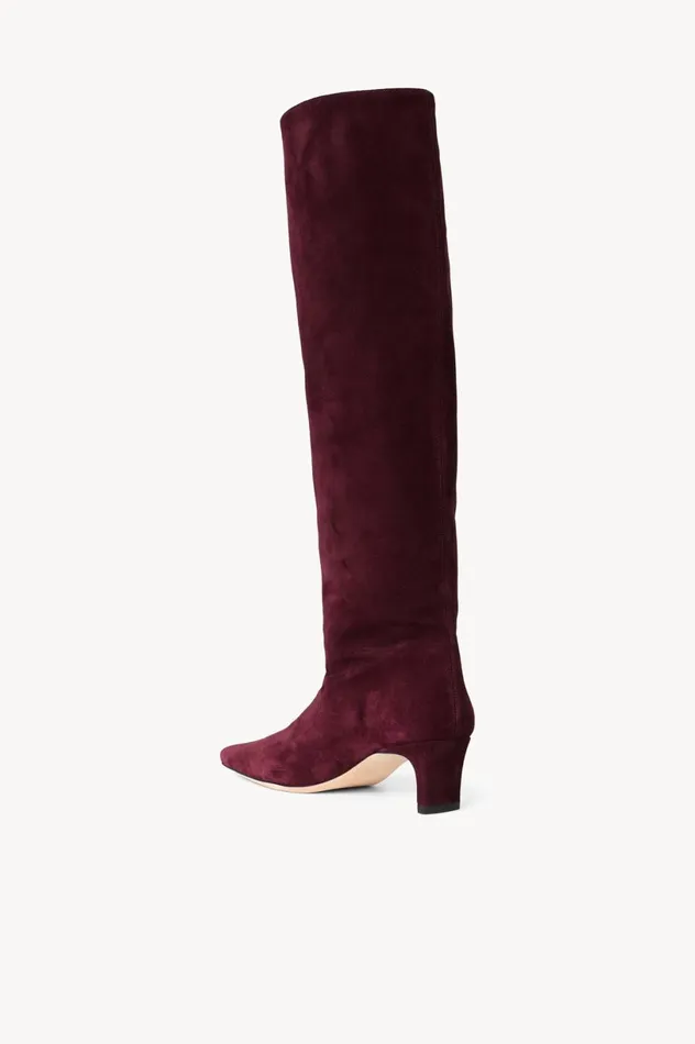 Women Boots STAUD STAUD WALLY BOOT PLUM Women Boots STAUD STAUD WALLY BOOT PLUM
