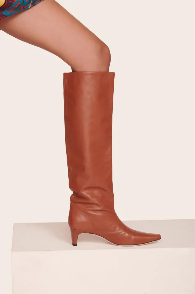 Women Boots STAUD STAUD WALLY BOOT TAN Women Boots STAUD STAUD WALLY BOOT TAN