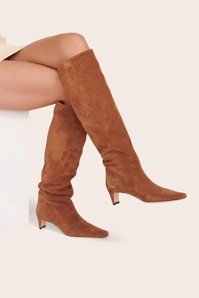 Women Boots STAUD STAUD WALLY BOOT TAN SUEDE Women Boots STAUD STAUD WALLY BOOT TAN SUEDE
