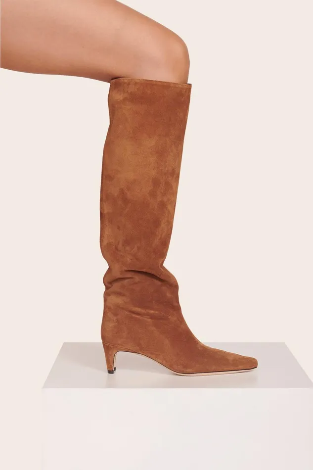 Women Boots STAUD STAUD WALLY BOOT TAN SUEDE Women Boots STAUD STAUD WALLY BOOT TAN SUEDE