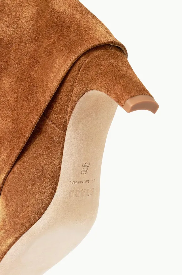 Women Boots STAUD STAUD WALLY FOLDOVER BOOT TAN