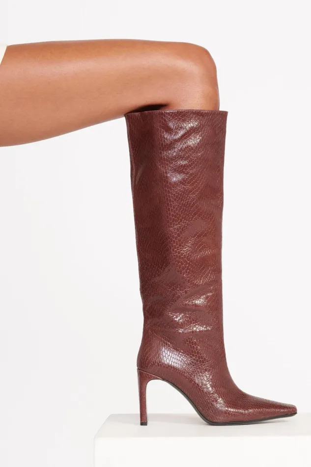 Women Boots STAUD STAUD WALLY HIGH HEEL BOOT MAHOGANY Women Boots STAUD STAUD WALLY HIGH HEEL BOOT MAHOGANY